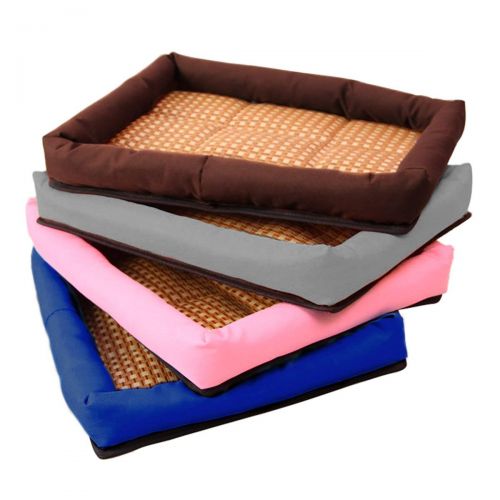  PEACE NEST Summer Pet Bed Cool Mattress Kennel Dog Cat Nest Breathable Rattan Mat Comfortable Dog Sleep Padded Soft Mat