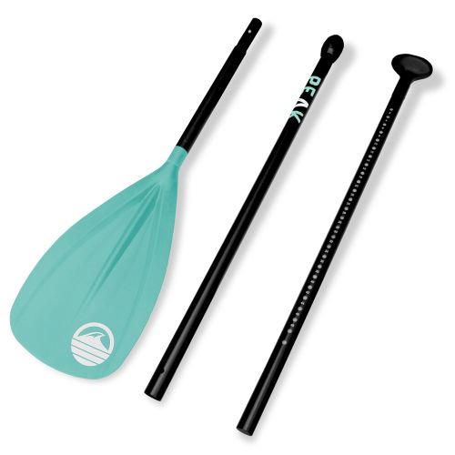  PEAK Paddle Boards PEAK Inflatable 106 Stand Up Paddle Board Complete Package (6 Thick) | Includes Adjustable Paddle , Travel Backpack, Coil Leash (Aqua)