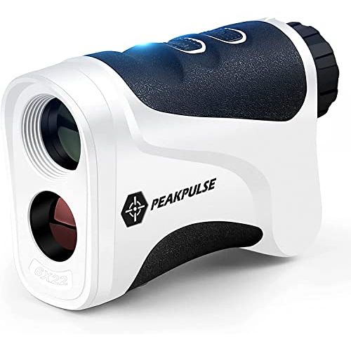  PEAKPULSE Golf Laser Rangefinder with Flag Acquisition, Pulse Vibration and Fast Focus System, Perfect for Choosing The Right Club. 6X Magnification.