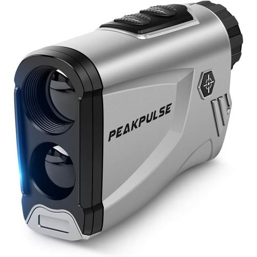  PEAKPULSE LC600AG Golf Rangefinder with Slope Compensation Technology, Flag Acquisition with Pulse Vibration Technology and Fast Focus System, Perfect for Choosing The Right Club.