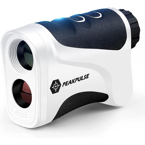  PEAKPULSE Golf Laser Rangefinder for Golf & Hunting Range Finder Gift, Distance Finder with Slope Mode, Flag Pole Locking Vibration?Fast Focus System