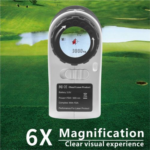  PEAKPULSE Slope Compensation Golf Laser Rangefinder with Adaptive Slope Technology and Locking Vibration Functions -LE600AG