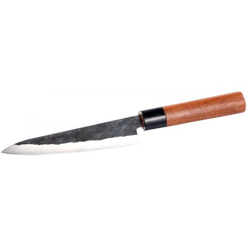  PEARL Messer: 3-teiliges Messerset, handgefertigt, mit Echtholzgriff (Asia Messer)