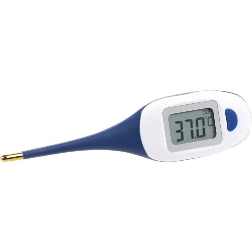  PEARL Fiebermessgerat: Medizinisches Fieberthermometer, biegsame Spitze, vergoldet (Digitales Fieberthermometer)