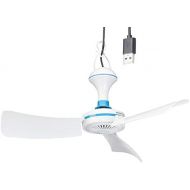 [아마존베스트]PEARL USB fan: mobile USB ceiling fan with hanger, diameter 42 cm, 5 W, 300 rpm (mobile fan)
