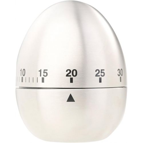  [아마존베스트]PEARL Kitchen Alarm Clock: Stainless Steel Egg Timer, 60 Minute Timer and Beep (Timer Timer)