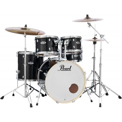  [아마존베스트]PEARL EXPORT EXX725Z/C31Black with Bowls Plus Keepdrum Stool + Headphones