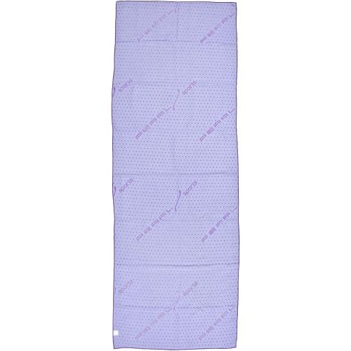  [아마존베스트]PEARL sports Yoga Towel: 2-in-1 Microfibre Yoga Towel & Pad, Absorbent, Non-Slip, Purple (Fitness Mat)