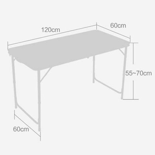  PEATAO Folding Table 4Ft Portable Multipurpose Picnic Party Dining Camp Table Sturdy Lightweight [US Stock] (White)
