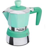 Pedrini Espressokocher MyMoka Induction, 3 Tassen, Emerald