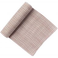 PEHR Pehr Stripe Swaddle, Light Pink