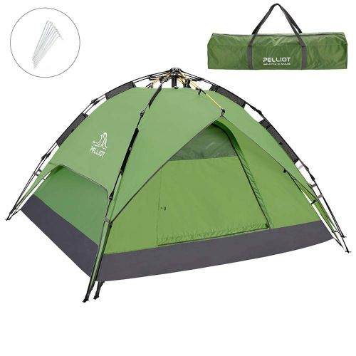  PELLIOT 3-4 People Camping Outdoor Rain Proof Family Speed Open Automatic Camping Tent