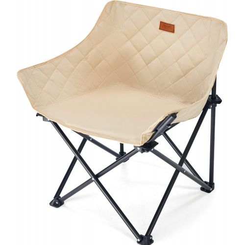  PELLIOT Padded Camping Chair (Beige)