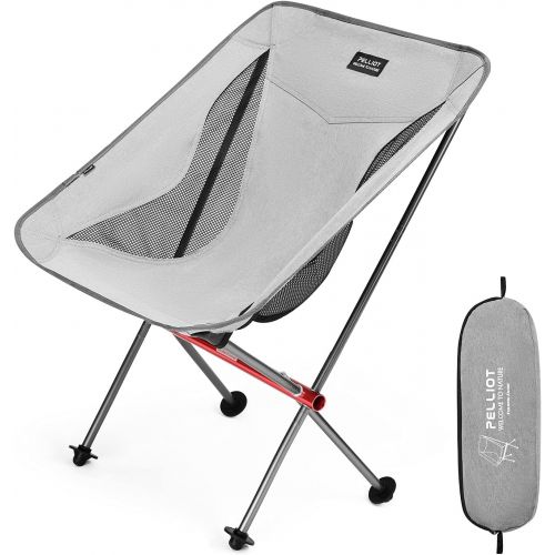  PELLIOT Ultralight Low Profile Camping Chair (Grey)
