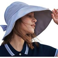 [아마존베스트]PELLIOT Sun Hat Outdoor Men Women UV Fishing Hat Sun Hat Outdoor Sun Hat Elegant Foldable Wide Brim Unisex Hat