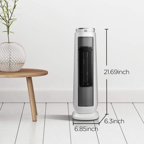  [아마존 핫딜] PELONIS Pelonis PHTPU1501 Ceramic Tower 1500W Indoor Space Heater with Oscillation, Remote Control, Programmable Thermostat & 8H Timer, ECO Mode, Tip-Over Switch & Overheating Protection.