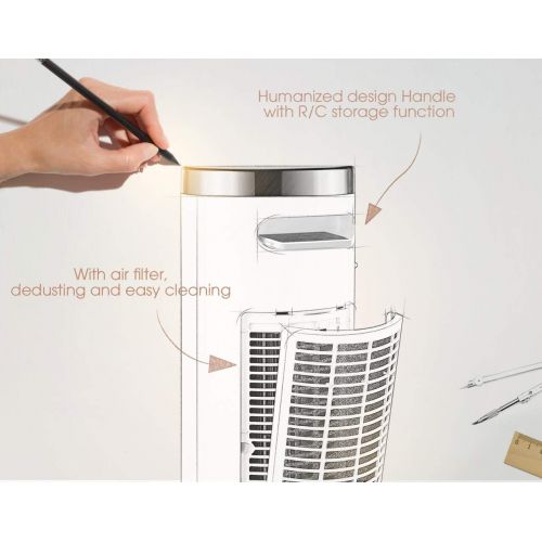  [아마존베스트]PELONIS Space Heater, 1500W Internal Oscillating Instant Heating Electric Heater, Portable Tower Heater with Thermostat, 24Hr Programmable Timer, Safety Overheat Protection for Indoor, Hom