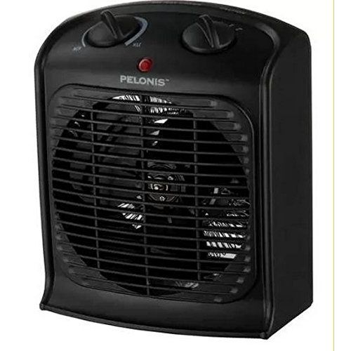  Pelonis Fan-Forced Heater-Small Room, Black