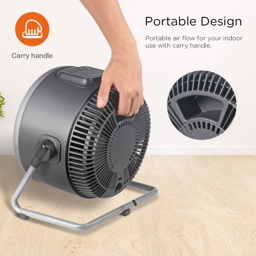 PELONIS Portable 2 in 1 Vortex Heater with Air Circulation Fan and Wide Tilting Angle Stand. Quiet Cooling & Heating Mode, Tip Over & Overheat Protection,for Home, Office Personal