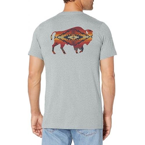  PENDLETON Men's Short Sleeve Trapper Peak Heather Graphic T-Shirt