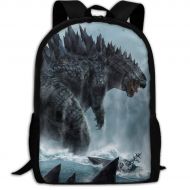 PENTA ANGEL Godzilla Sea Print Multi-function Backpack College Bookbag