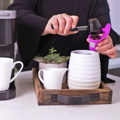  Perfect Pod Cafe Save Reusable K Cup Pod Coffee Filters | Refillable Coffee Pod Capsules with Built-In, Integrated Mesh Strainer for Use with Keurig & Select Single Cup Coffee Mach