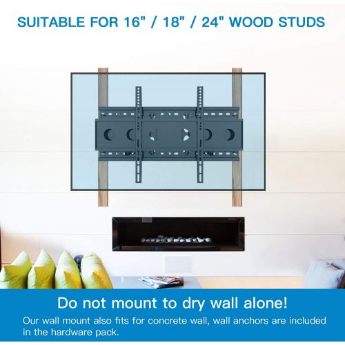  [아마존 핫딜] [아마존핫딜]PERLESMITH Full Motion TV Wall Mount for Most 37-80 Inch TVs up to 132lbs Max VESA 600×400, Fits for 16-24 Inch Wood Studs, with Cable Management and Extends up to 22 Inch