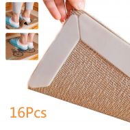 PERTTY pertty Non-slip Mats Fixed Carpet Rug Carpet Mat Grippers Non Slip Skid Silicone Bath Living Room Anti-skid Pads 16pcs