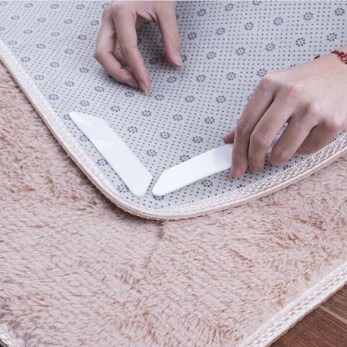  PERTTY pertty Non-slip Mats Fixed Carpet Rug Carpet Mat Grippers Non Slip Skid Silicone Bath Living Room Anti-skid Pads 16pcs