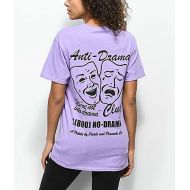 PETALS BY PETALS AND PEACOCKS Petals by Petals & Peacocks Anti Drama Club Lavender T-Shirt