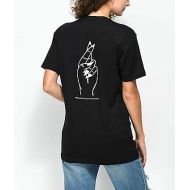 PETALS BY PETALS AND PEACOCKS Petals by Petals & Peacocks Pretty Liar Black T-Shirt