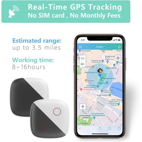  [아마존베스트]PETFON Pet GPS Tracker for Dogs,No Monthly fee, Real-Time Tracking Device App controll(Only for Dog)