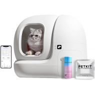 PETKIT PuraMax Self Cleaning Cat Litter Box, Automatic App Control Smart Litter Box with 76L X-Large Space, xSecure Integrated Safety Protection, with N50 Odor Eliminator