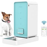 [아마존 핫딜] [아마존핫딜]PETKIT Automatic Pet Feeder Food Dispenser for Dog Cat, Cat Feeder Dog Feeder Wi-Fi Enabled App for Android, iOS and Compatible with Alexa, Timer Programmable, Portion Control