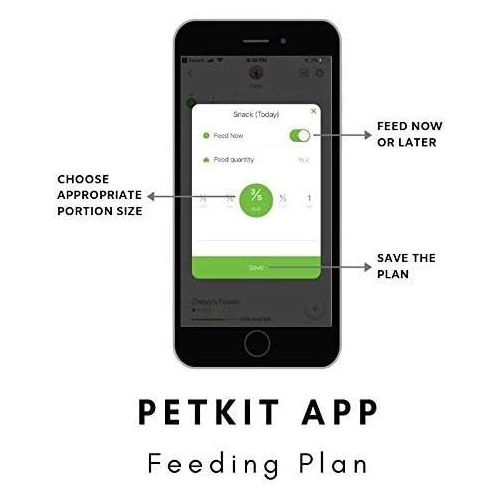  [아마존 핫딜] [아마존핫딜]PETKIT Automatic Pet Feeder Food Dispenser for Dog Cat, Cat Feeder Dog Feeder Wi-Fi Enabled App for Android, iOS and Compatible with Alexa, Timer Programmable, Portion Control