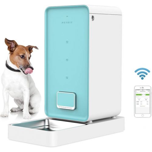  [아마존 핫딜] [아마존핫딜]PETKIT Automatic Pet Feeder Food Dispenser for Dog Cat, Cat Feeder Dog Feeder Wi-Fi Enabled App for Android, iOS and Compatible with Alexa, Timer Programmable, Portion Control
