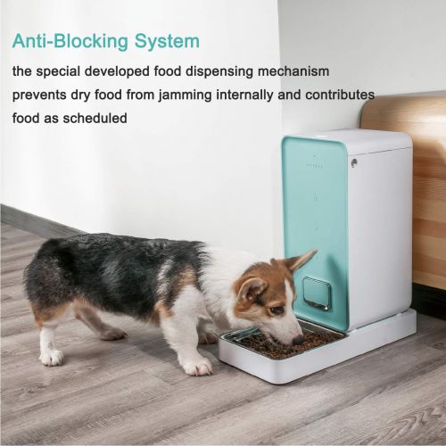  [아마존 핫딜] [아마존핫딜]PETKIT Automatic Pet Feeder Food Dispenser for Dog Cat, Cat Feeder Dog Feeder Wi-Fi Enabled App for Android, iOS and Compatible with Alexa, Timer Programmable, Portion Control