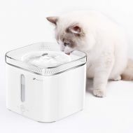 [아마존핫딜][아마존 핫딜] PETKIT EVERSWEET Cat Water Fountain, 68oz/2L Automatic Pet Water Fountain, Quiet Auto Power-Off Drinking Water Fountain for Cats Dogs with 4 Foam Filters, Smart Mode LED Light, Red