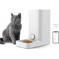 [아마존 핫딜] PETKIT Smart Feed Automatic Cat Feeder, Wi-Fi Enabled Pet Feeder, App for iPhone and Android, Work with Alexa, Portion Control, Distribution Alarms, Double Fresh Lock System Auto P