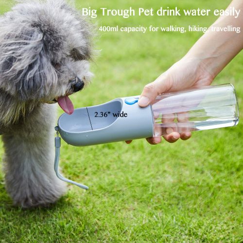  [아마존 핫딜]  [아마존핫딜]PETKIT EVERSWEET Hundetrinkflasche fuer unterwegs, Leckdichte Outdoor Trinkflasche - 400ml