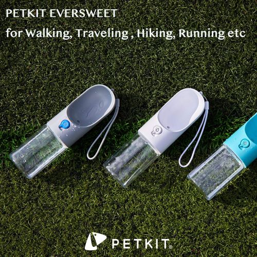  [아마존 핫딜]  [아마존핫딜]PETKIT EVERSWEET Hundetrinkflasche fuer unterwegs, Leckdichte Outdoor Trinkflasche - 400ml