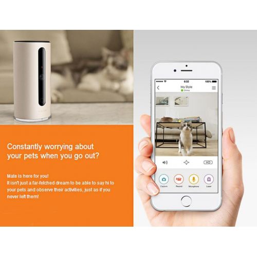  PETKIT SPCGY Smart Wi-Fi Video Pet Monitor