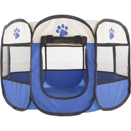  PETMAKER Pet Playpen with Carrying Case