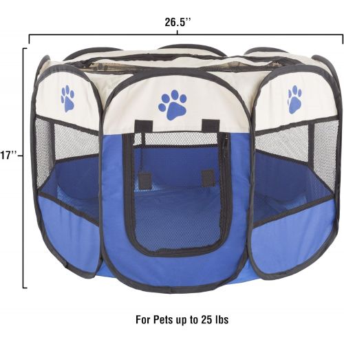  PETMAKER Pet Playpen with Carrying Case