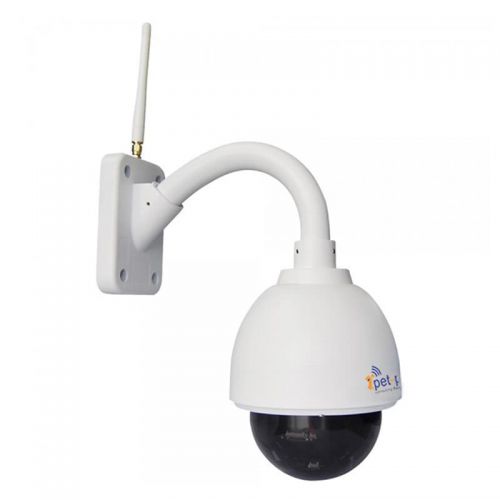  PET-PEEPS.COM PetCam Wireless Outdoor Pet Video Camera & Monitor with Remote Control & Night Vision