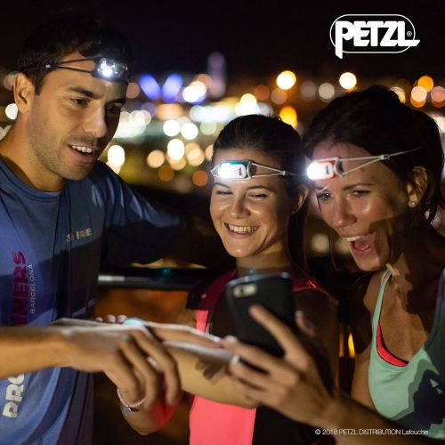  PETZL - Bindi, 200 Lumens, Ultralight, Rechargeable, and Compact Headlamp for Urban Running