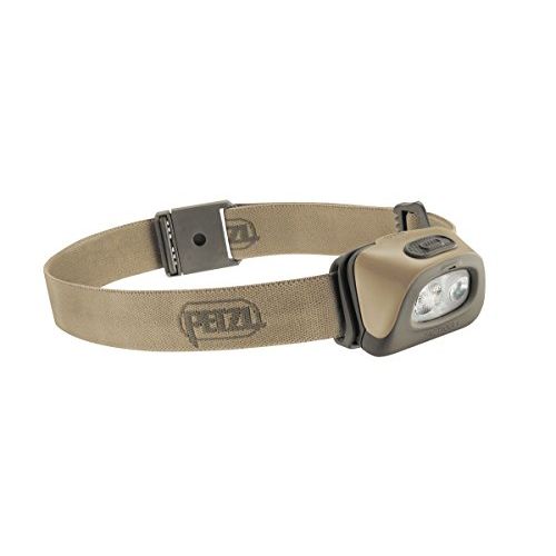  PETZL - TACTIKKA + Headlamp, 250 lumens, Ultra-Compact Headlamp