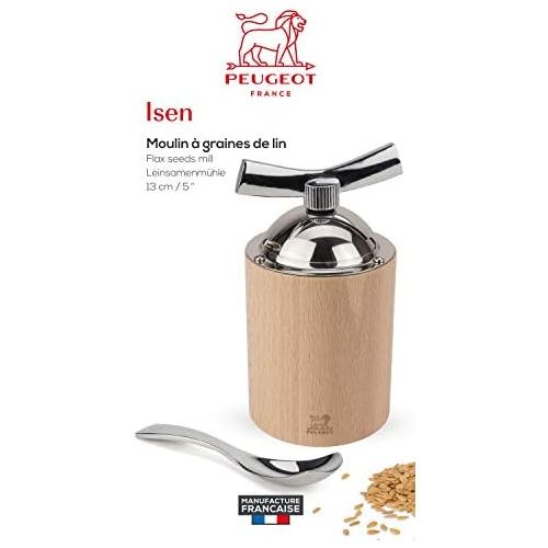  [아마존베스트]Peugeot Isen 34535 Manual Linseed Mill, Height 13 cm, Natural Wood