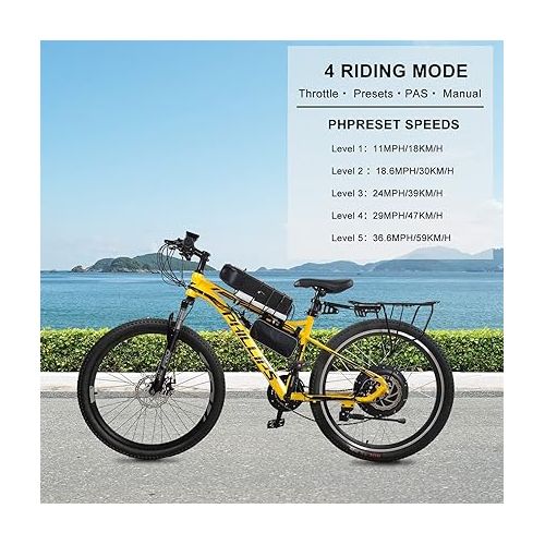  PEXMOR Electric Bike Conversion Kit, 48V 1200W 26