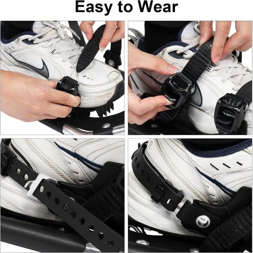  [아마존베스트]PEXMOR 21/25/30 Snowshoes for Men Women, Lightweight & Durable Aluminum Terrain Snow Shoes w/Adjustable Nylon Bindings & Carrying Bag, Ideal for Hiking Climbing